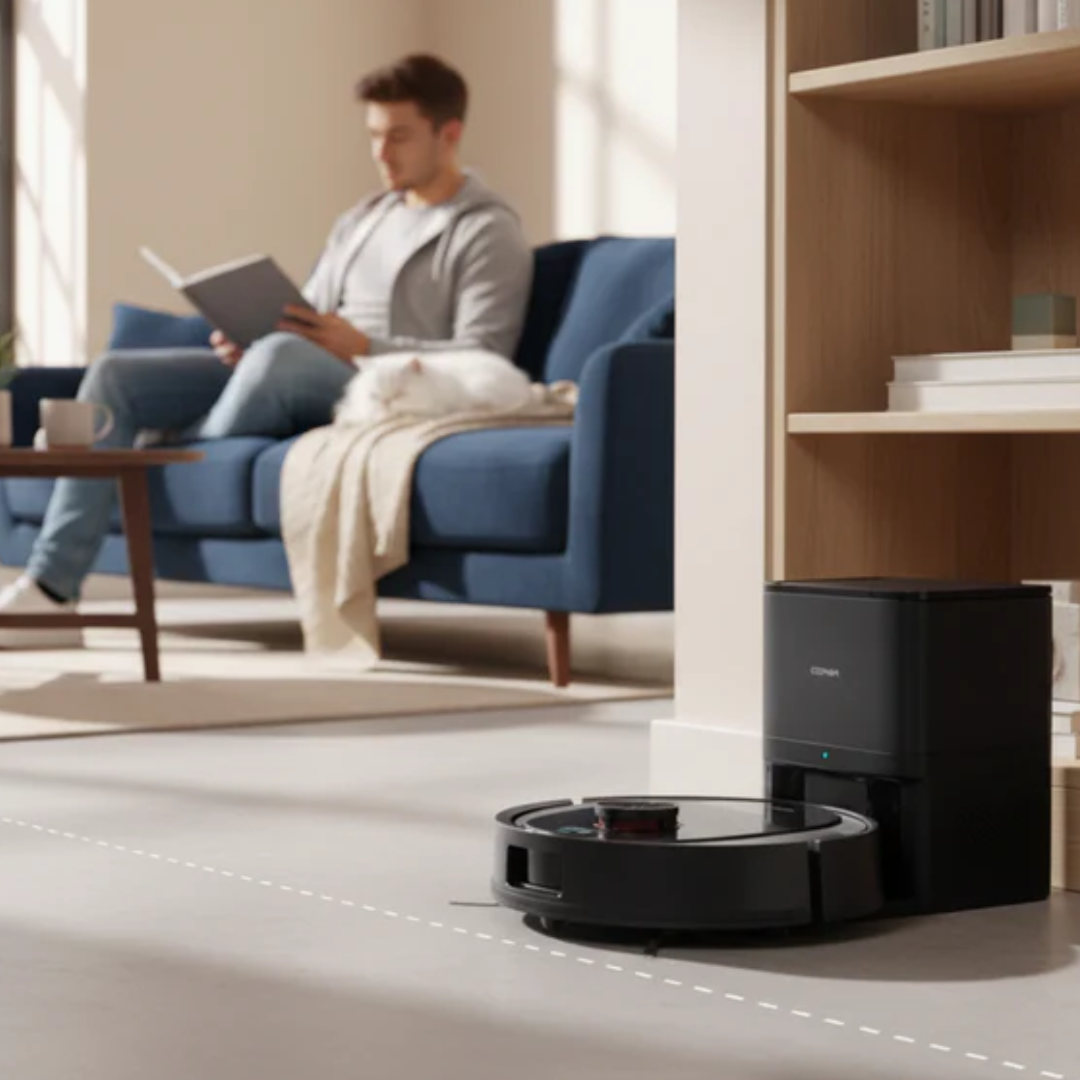 Smart laser vacuum robot